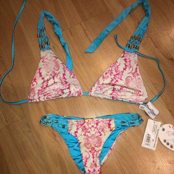 Beach Bunny XS bikini bottom (reversible) - Picture 2 of 3